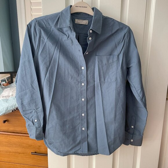 Women's Everlane Blue Button-down - Picture 1 of 4